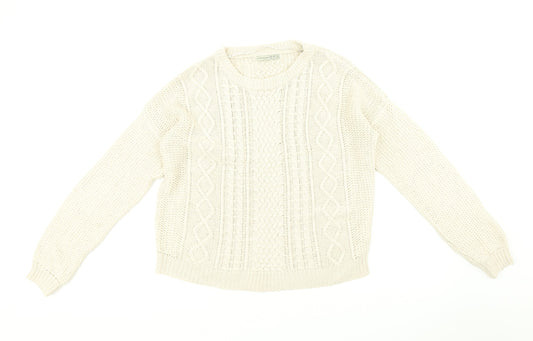 Womens UK Size 12 Atmosphere Beige Pullover Jumper