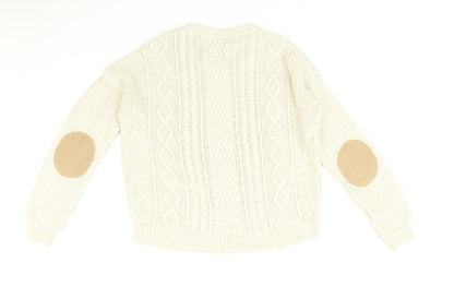 Womens UK Size 12 Atmosphere Beige Pullover Jumper