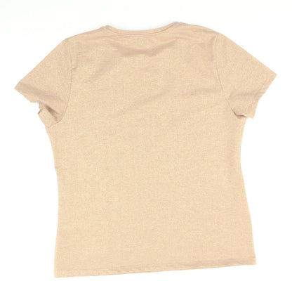 Womens UK Size 16 Atmosphere Pink Basic T-Shirt