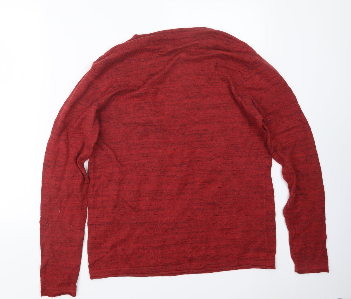 Dressmann.com Mens Red  Knit Pullover Jumper Size L