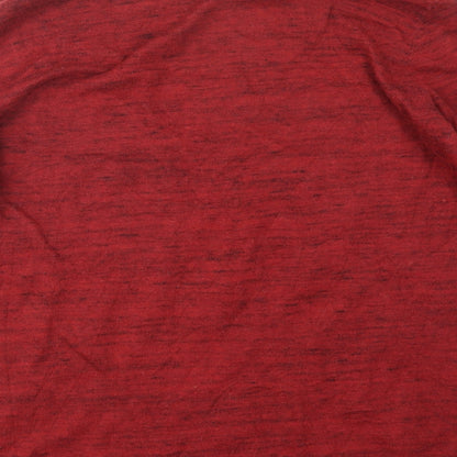 Dressmann.com Mens Red  Knit Pullover Jumper Size L
