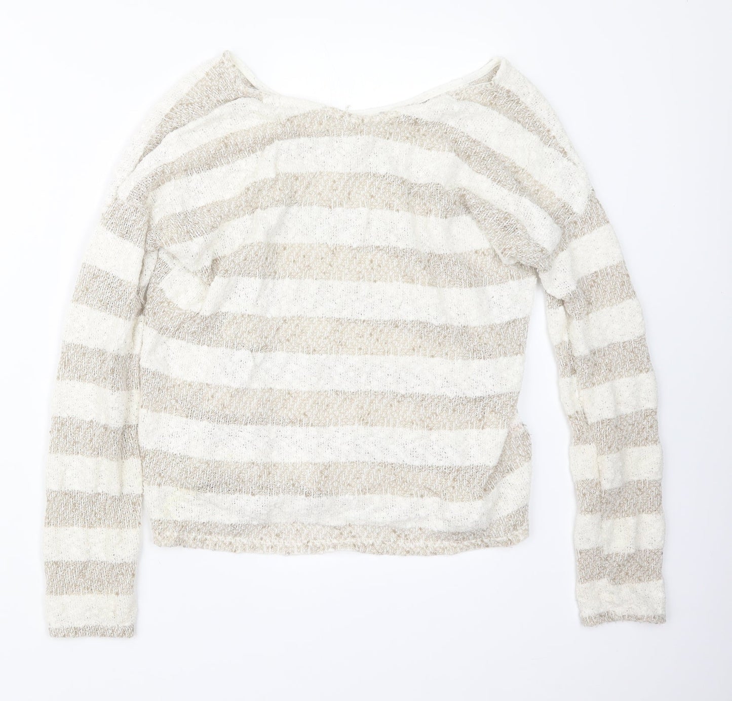 Womens UK Size 12 Atmosphere Beige Pullover Jumper
