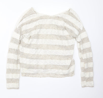 Womens UK Size 12 Atmosphere Beige Pullover Jumper