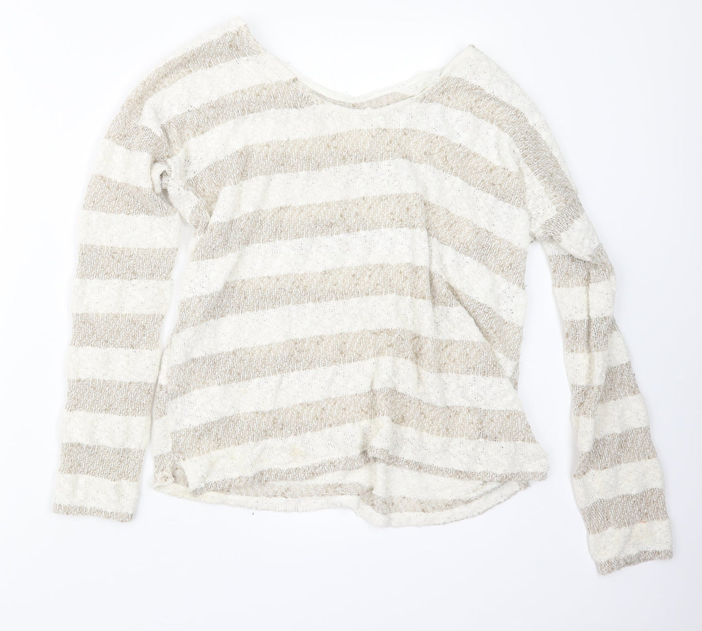 Womens UK Size 12 Atmosphere Beige Pullover Jumper