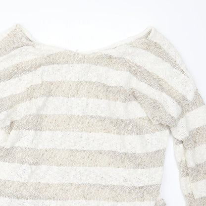 Womens UK Size 12 Atmosphere Beige Pullover Jumper