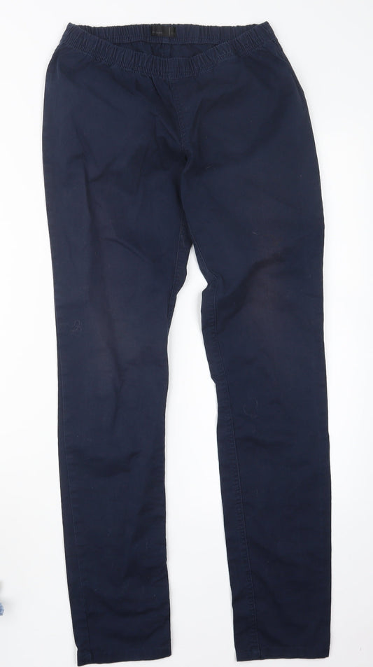 Womens UK Size S VERO MODA Regular Fit  Blue Trousers
