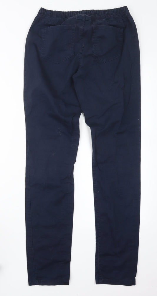 Womens UK Size S VERO MODA Regular Fit  Blue Trousers