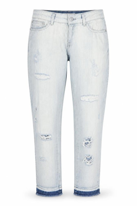 Womens UK Size 6 Mango Regular Fit Straight Blue Jeans