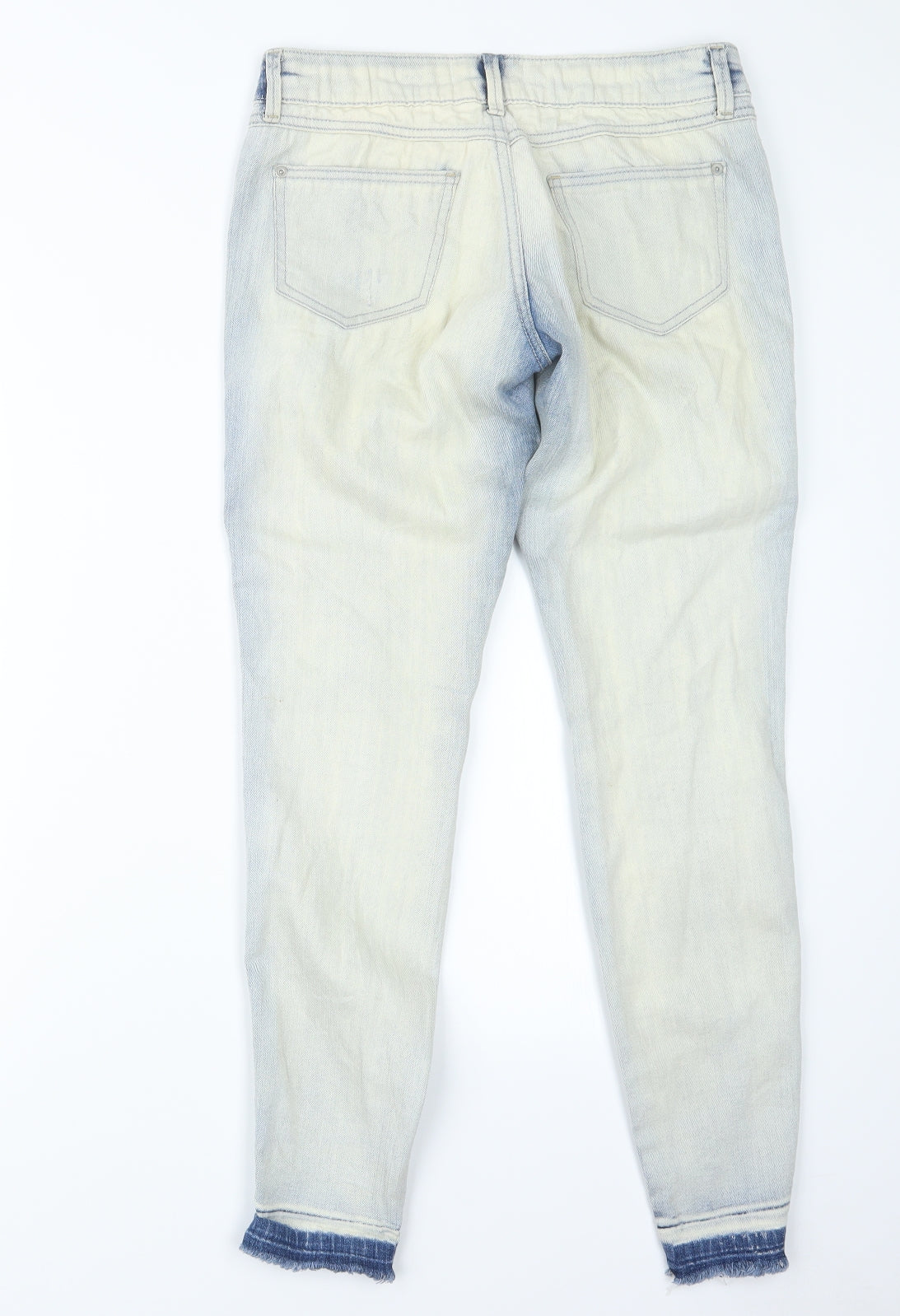 Mango Womens Blue  Denim Straight Jeans Size 6 L29 in