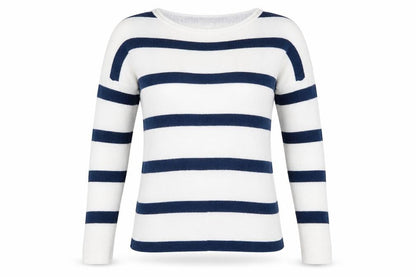 Womens UK Size S Pull&Bear White Pullover Jumper