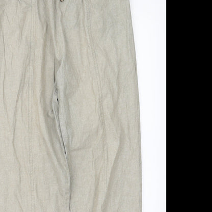 EWM Womens Green   Trousers  Size 10 L28 in