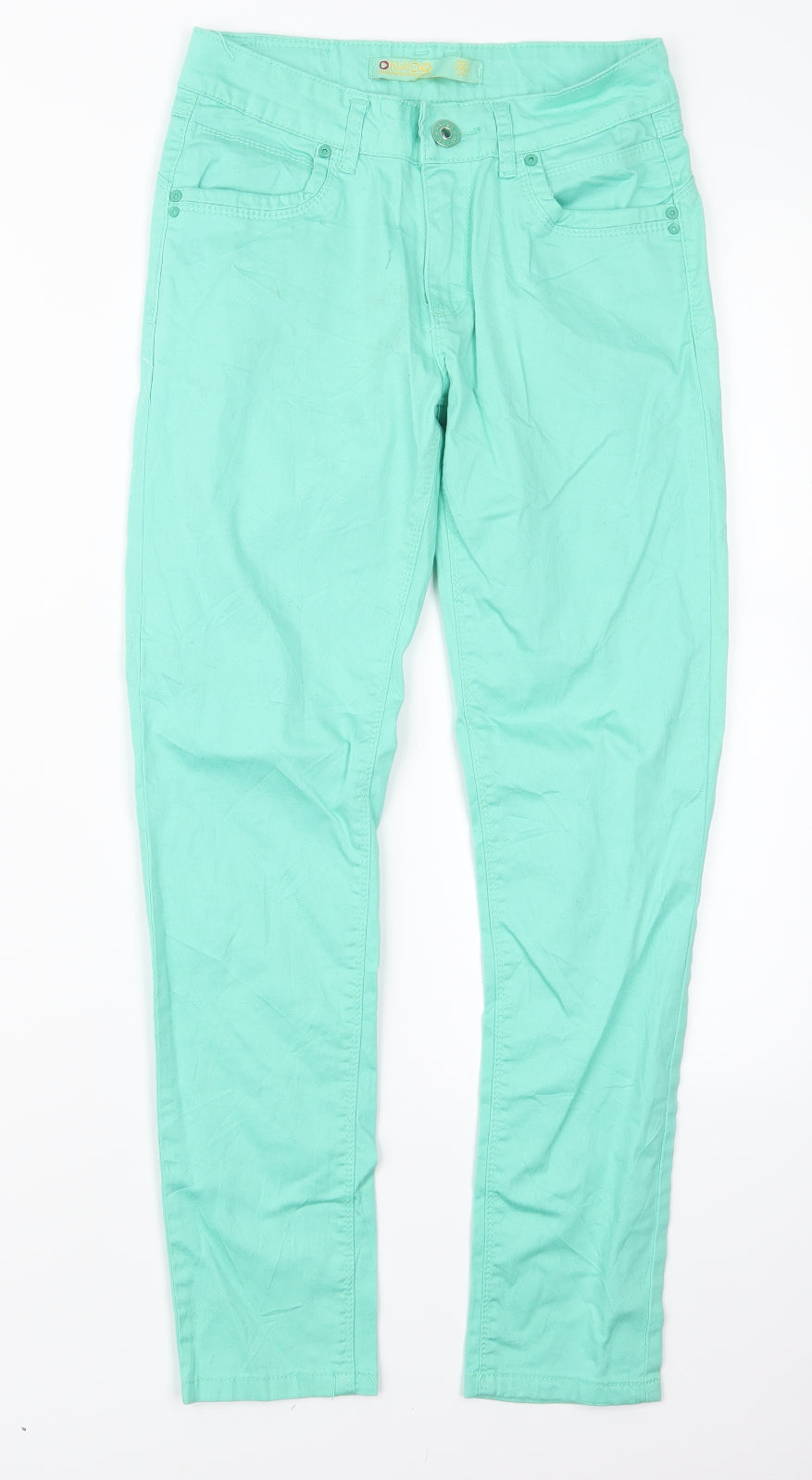 Nado Womens Green   Skinny Jeans Size S L27 in