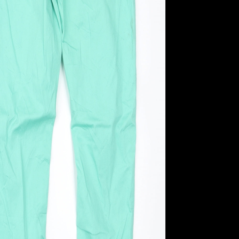 Nado Womens Green   Skinny Jeans Size S L27 in