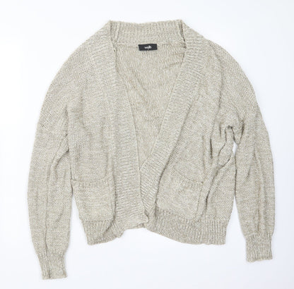 Womens UK Size M Wallis Beige Cardigan Jumper
