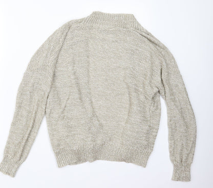 Womens UK Size M Wallis Beige Cardigan Jumper