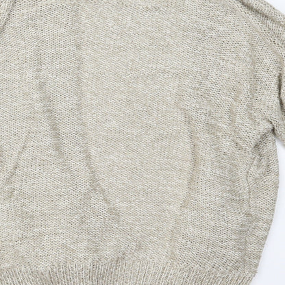 Womens UK Size M Wallis Beige Cardigan Jumper