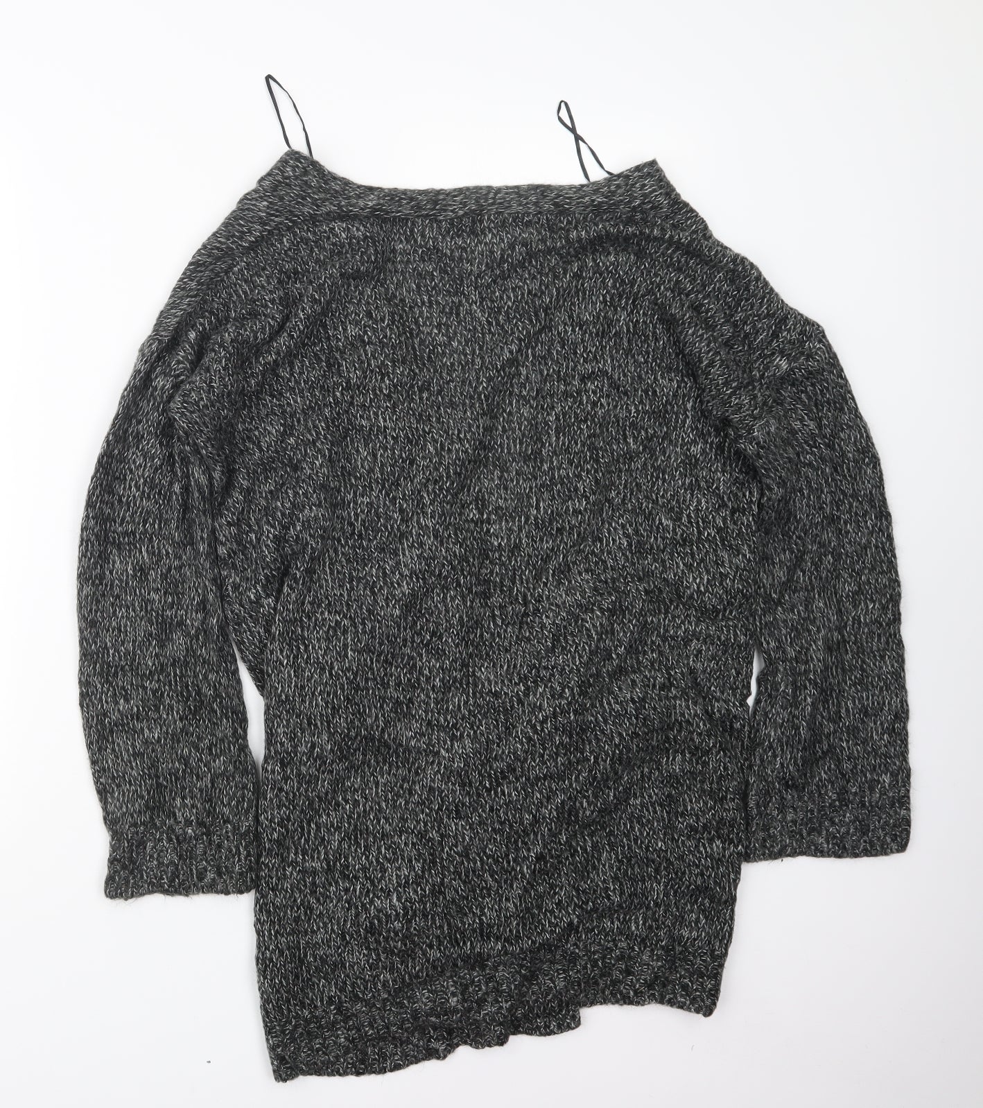 Womens UK Size S H&M Grey Cardigan Jumper