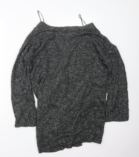 Womens UK Size S H&M Grey Cardigan Jumper