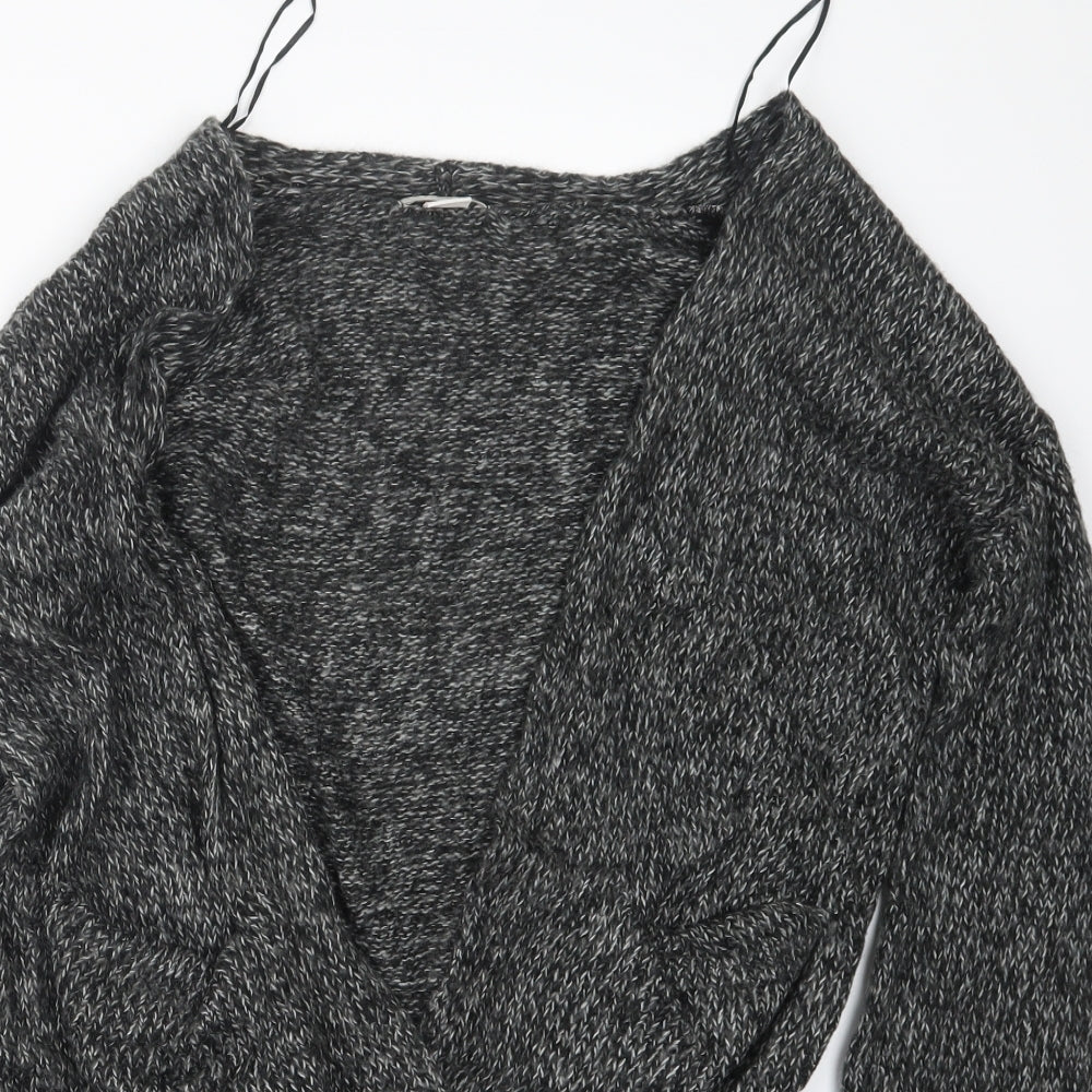 Womens UK Size S H&M Grey Cardigan Jumper