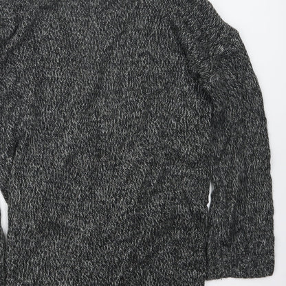 Womens UK Size S H&M Grey Cardigan Jumper