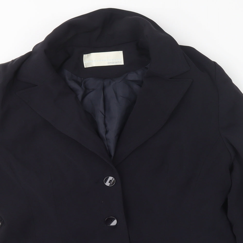 AMARANTO Womens Blue   Jacket  Size 12