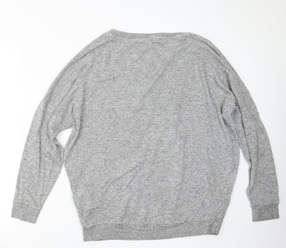 Soft Womens Grey   Pullover Jumper Size M
