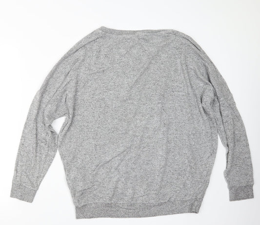 Soft Womens Grey   Pullover Jumper Size M