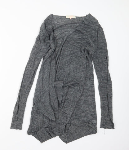 Womens UK Size 8 Miso Grey Cardigan Jumper