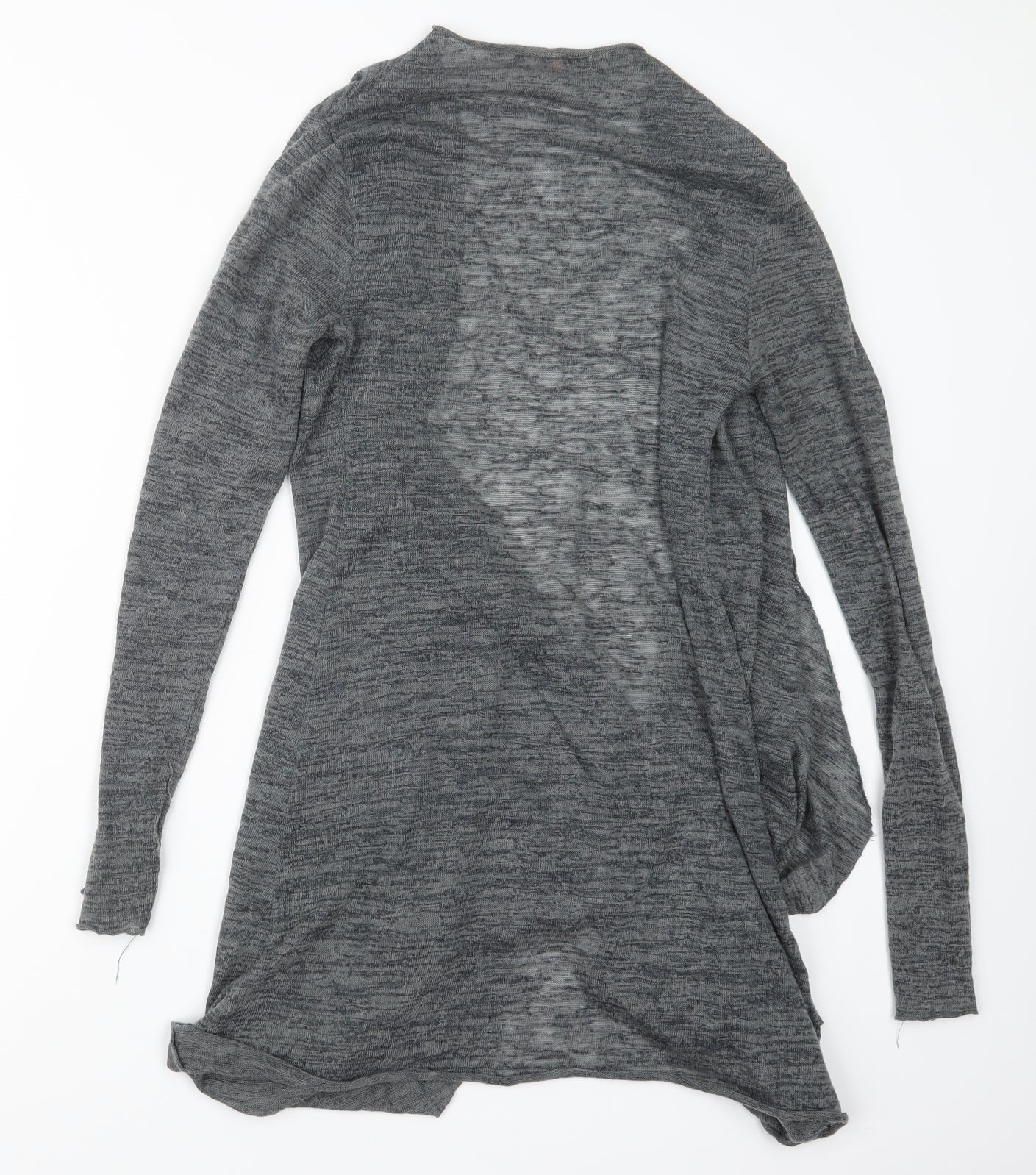Womens UK Size 8 Miso Grey Cardigan Jumper