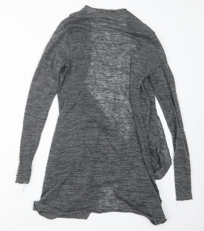 Womens UK Size 8 Miso Grey Cardigan Jumper