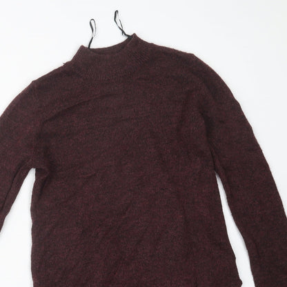 H&M Womens Purple  Knit Pullover Jumper Size XS