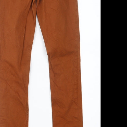 FOREVER 21 Womens Brown   Straight Jeans Size 30 in L29 in