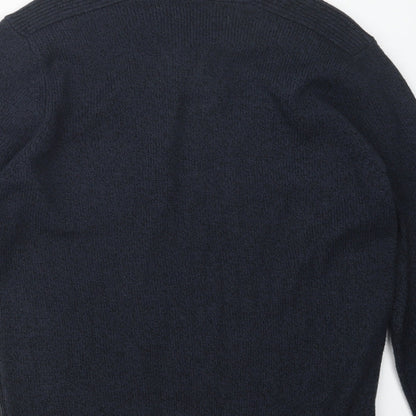 George Mens Blue  Knit Pullover Jumper Size M