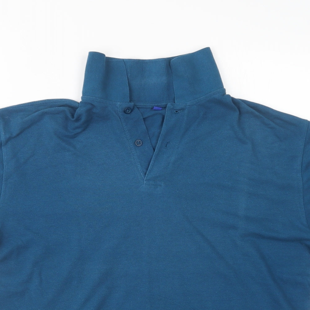 Preworn Mens Blue    Polo Size L