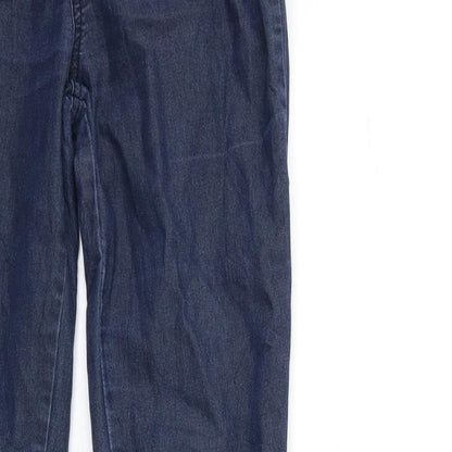 Vacknox Womens Beige  Denim Skinny Jeans Size M L30 in - rouched ankle