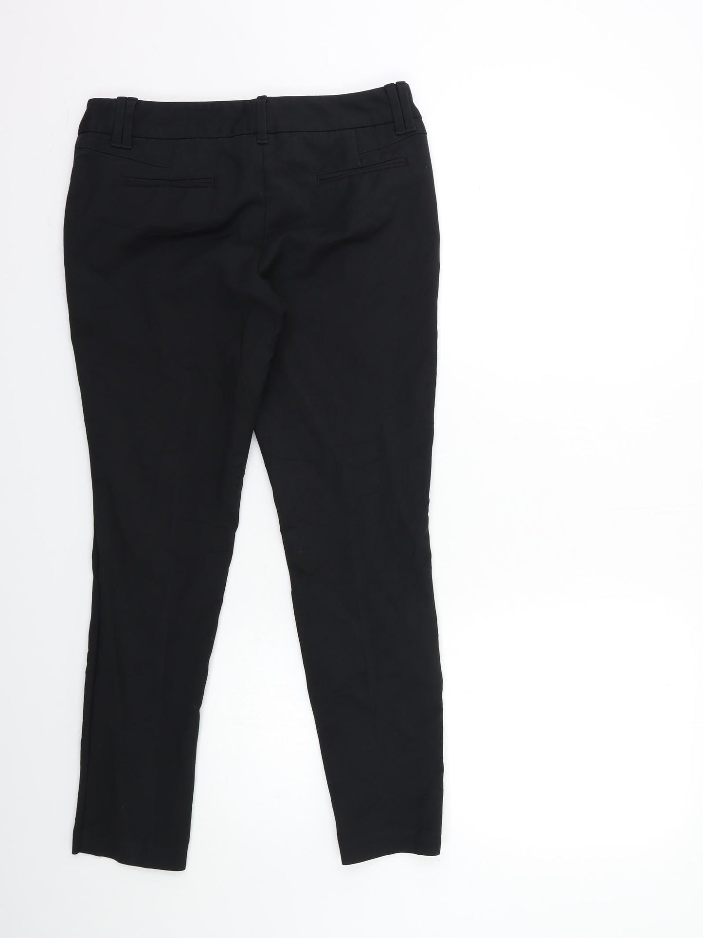 Womens UK Size 28 in NEXT Regular Fit  Black Trousers