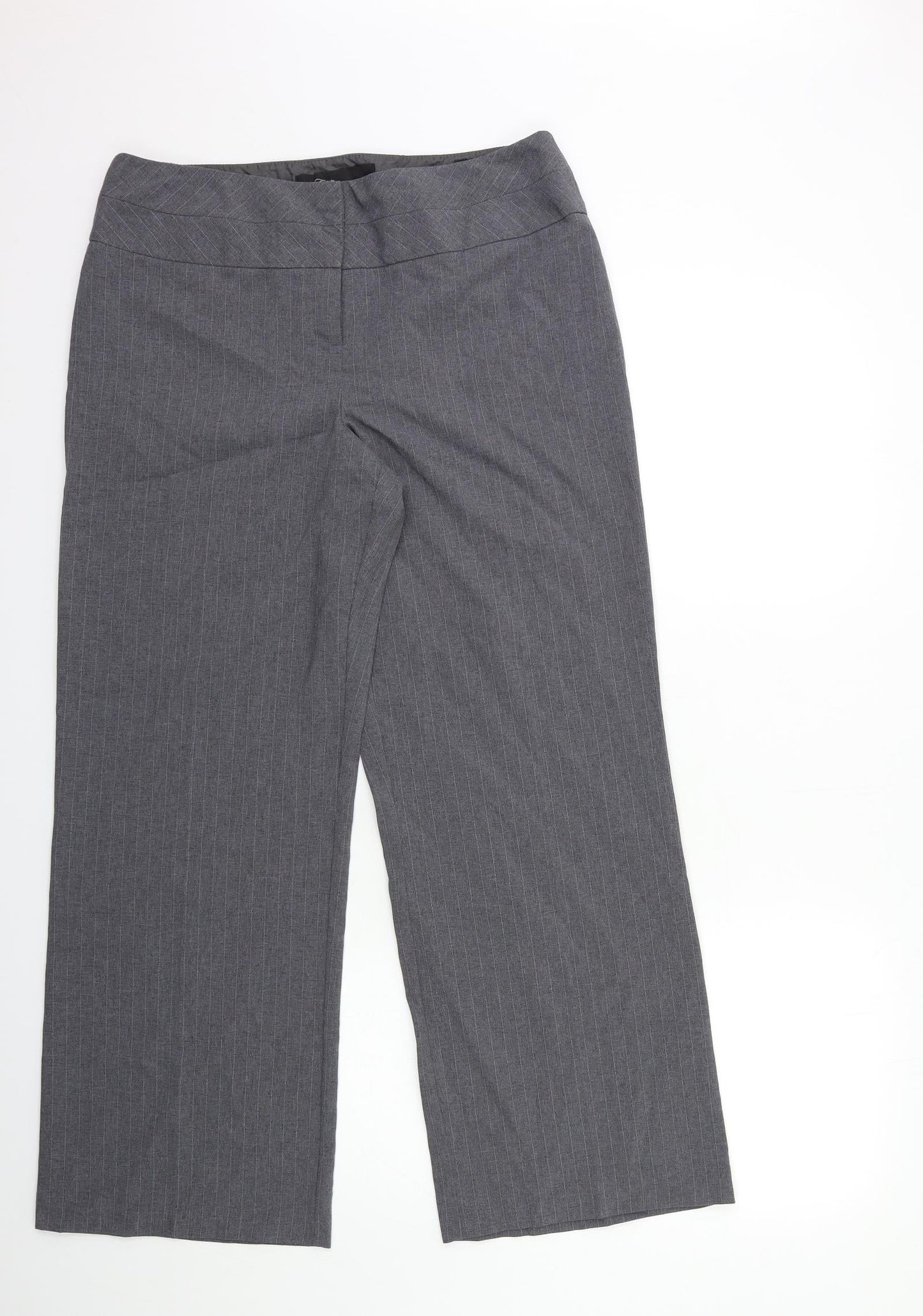 Womens UK Size 14 Evie Regular Fit  Grey Trousers