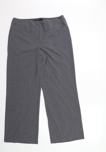 Womens UK Size 14 Evie Regular Fit  Grey Trousers