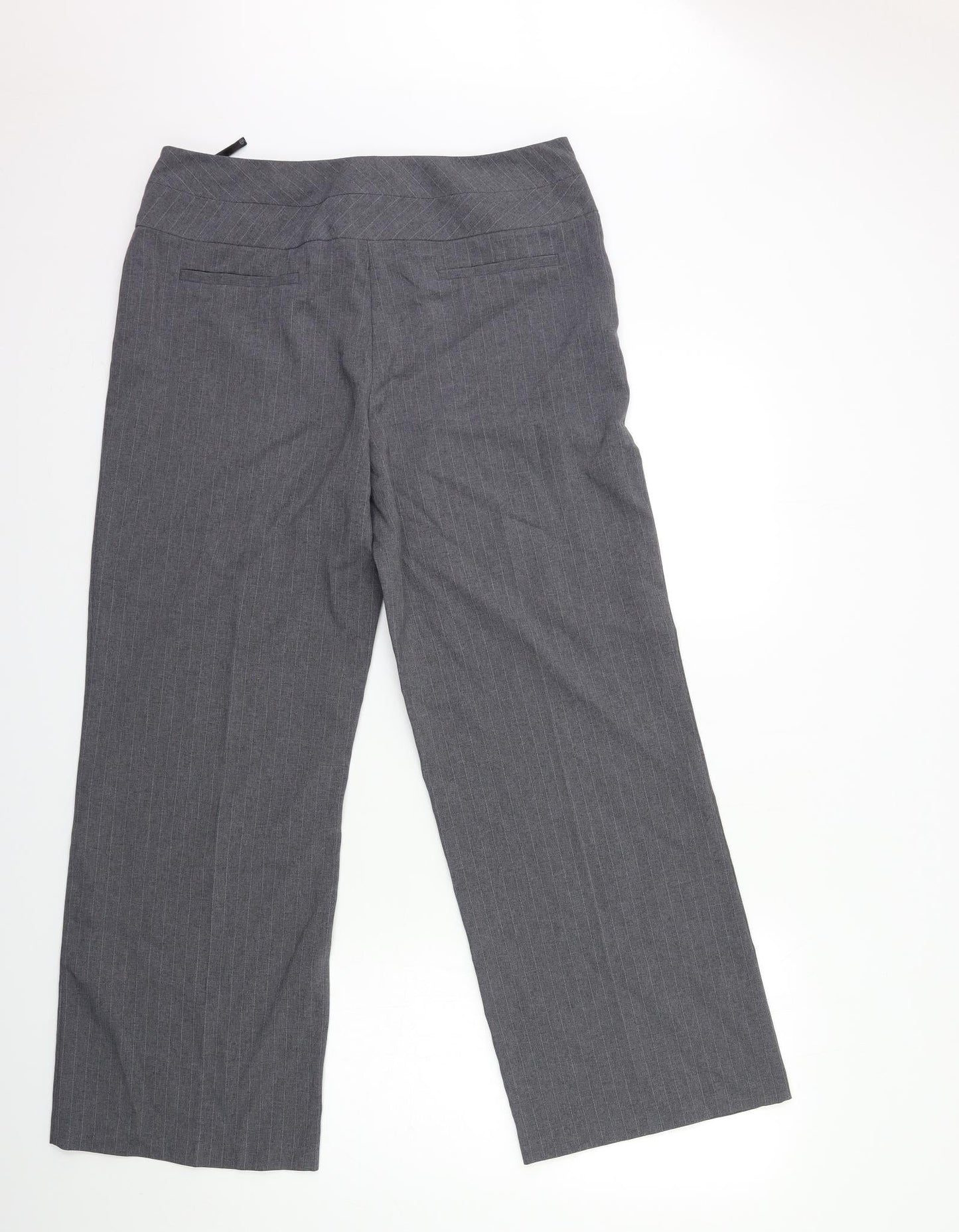 Womens UK Size 14 Evie Regular Fit  Grey Trousers