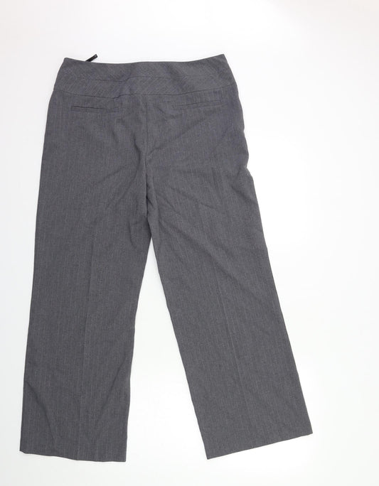Womens UK Size 14 Evie Regular Fit  Grey Trousers