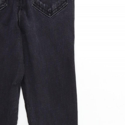 Topshop Womens Black  Denim Skinny Jeans Size 28 in L30 in