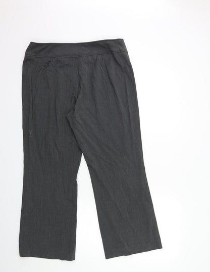 Womens UK Size 14 NEXT Regular Fit  Grey Trousers