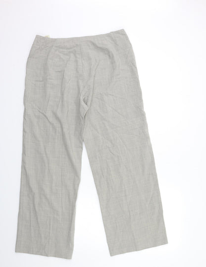 Womens UK Size 16 BHS Regular Fit  Grey Trousers
