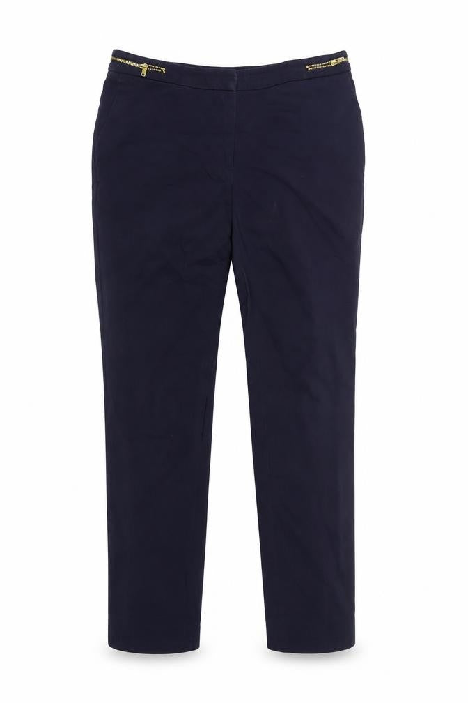 Womens UK Size 10 H&M Regular Fit  Blue Trousers
