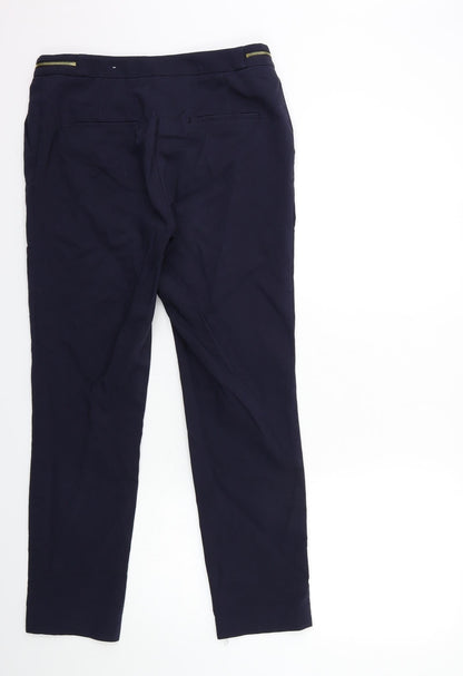 Womens UK Size 10 H&M Regular Fit  Blue Trousers