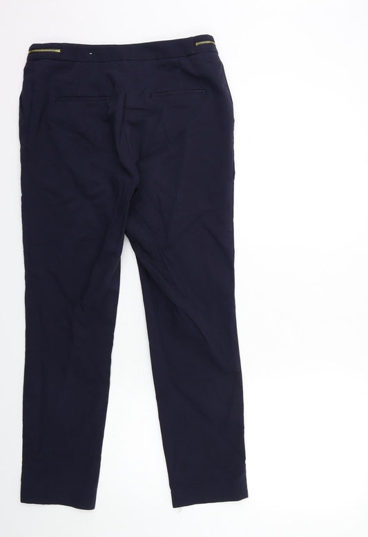 Womens UK Size 10 H&M Regular Fit  Blue Trousers