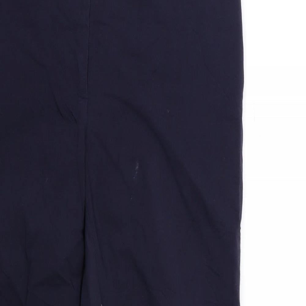 Womens UK Size 10 H&M Regular Fit  Blue Trousers