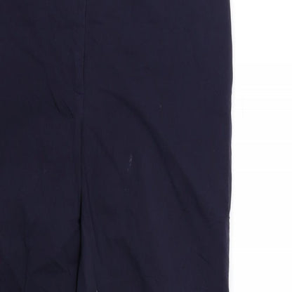 Womens UK Size 10 H&M Regular Fit  Blue Trousers