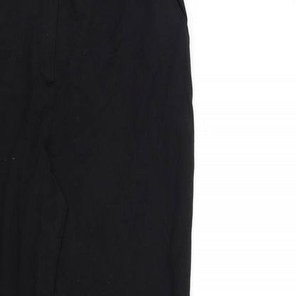 Womens UK Size 14 Marks and Spencer Regular Fit  Black Trousers