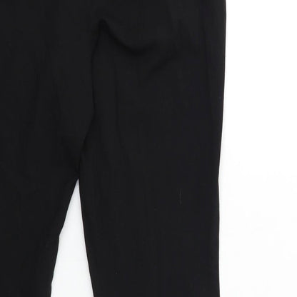 Womens UK Size 14 Marks and Spencer Regular Fit  Black Trousers